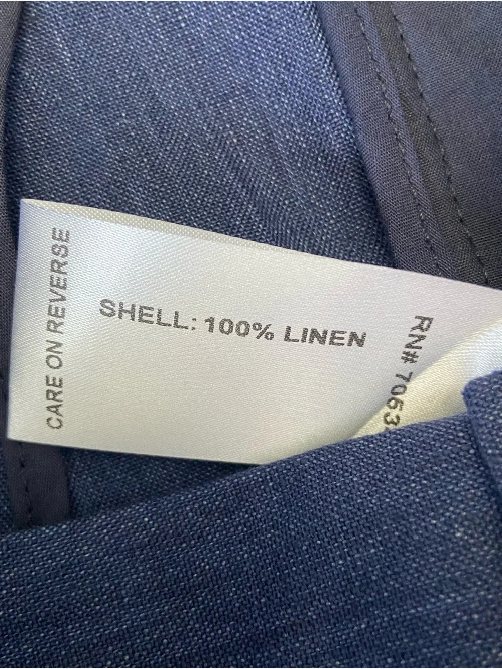 Orvis 100% Linen Men’s Pants Navy Size 34x31